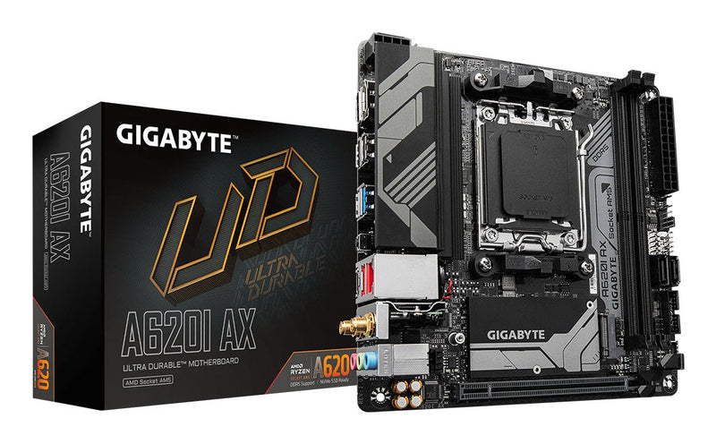 Gigabyte Motherboard A620I Ax AM5 Mitx 2XDDR5