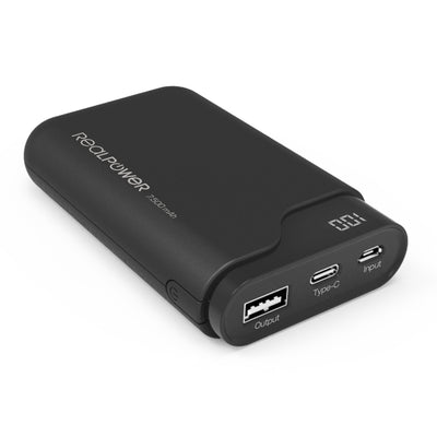 Powerbank Realpower Type C 7500 Black — image 1
