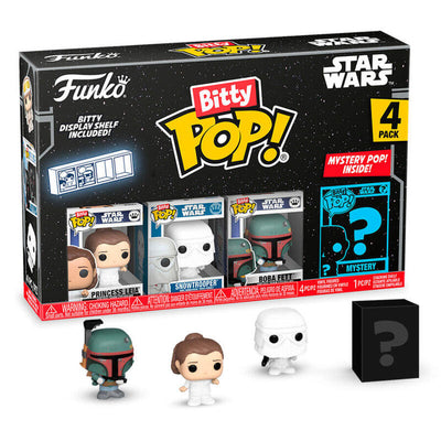 Blister 4 Figuras Bitty Pop Star Wars Leia — image 1