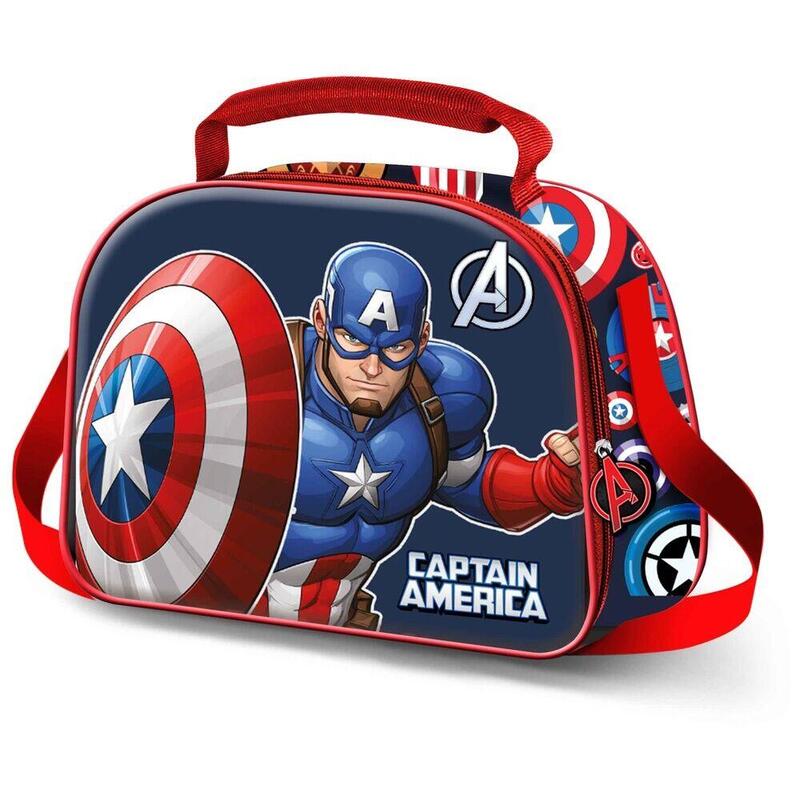 Bag Portameriendas 3D Patriot Capitan America Marvel