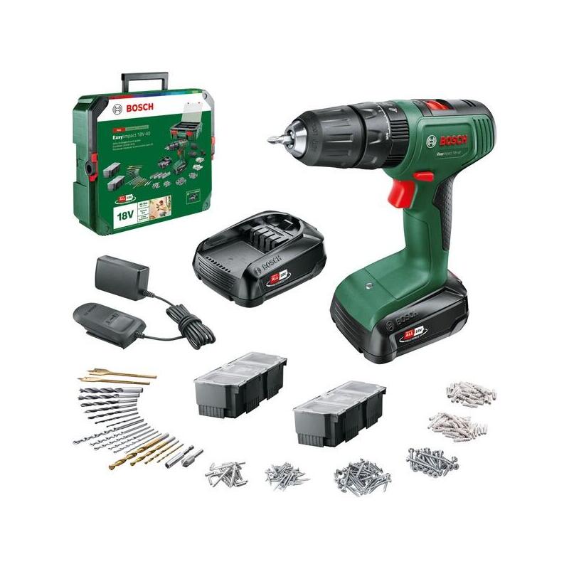 Bosch Drill Impacto Wireless Easyimpact 18V-40 + Systembox 06039D810D