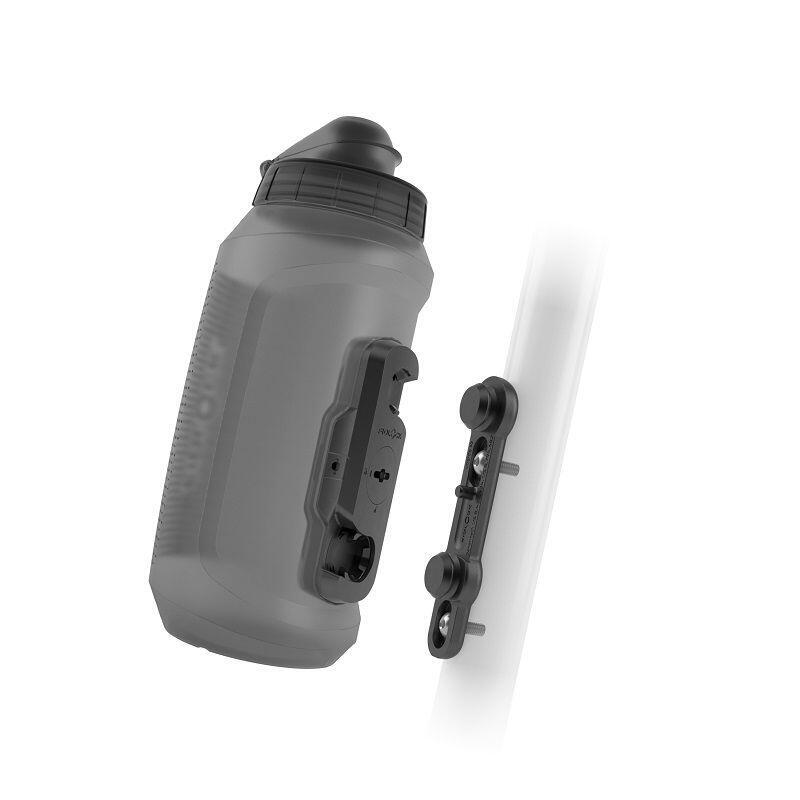 Fidlock Bottle Giratoria 750 Compact + Base Bicicleta Transparent Black