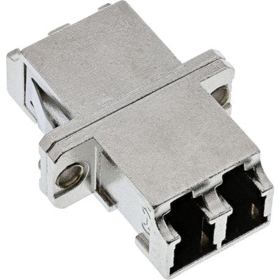 Inline Adapter Fibre Optic Metal Duplex Lc/Lc Sm Case Ceramic With Brida — image 1