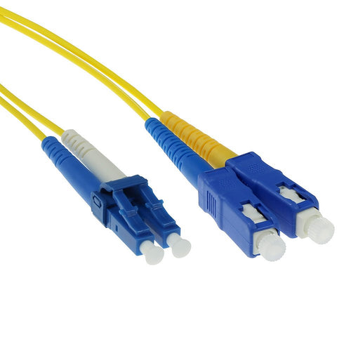 0.5 Meter Lszh Singlemode 9 125 OS2 Fiber Patch Cable Duplex With Lc And Sc Connectors — image 1