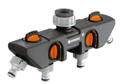 Gardena 8194-20 Distribuidor Cuatro Vías Hose Grey Orange 1 Pieces — image 1