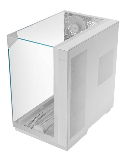 Mars Gaming Box ATX Semitorre Gaming MC3GF Triple Glass Tempered ARGB GPU 383MM 1X3.5 3X2.5 White — image 1