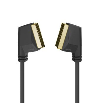 Hama Cable Essential Audio And Video - Length 1.5M - 2X Euroconector Scart - Contactos Chapados Oro - Black
