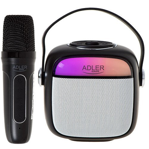 Adler Ad 1199B Speaker Karaoke With Microphone Black