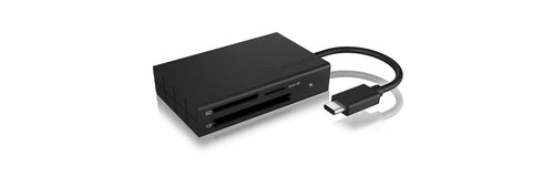 Icy Box Card Reader External IB-CR401-C3 Black USB 3.2 Gen 1 (3.1 Gen 1) Type-c — image 1