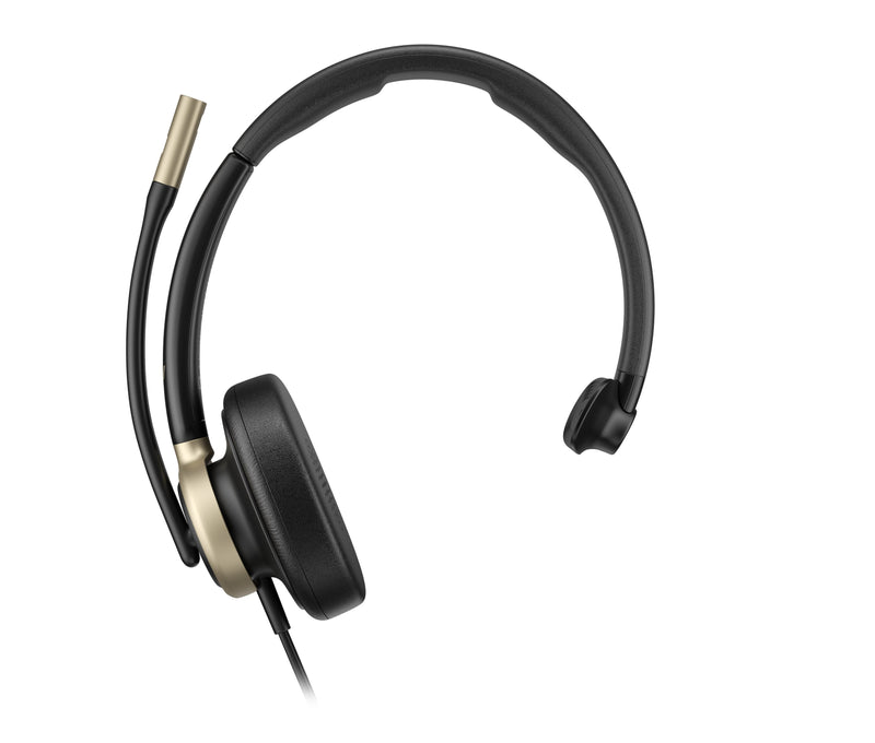 HP Headphone Poly Mission 815 Mission 800 Series Oreja Cableado Cancelación Sound Activo USB-A USB-C Black Cer