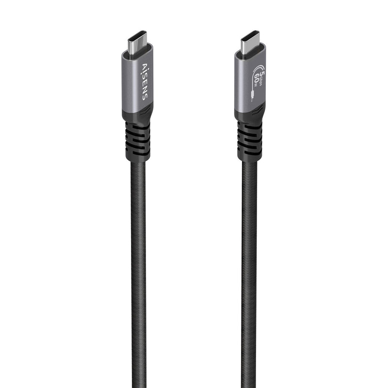 Aisens USB Cable 3.2 Type-c A107-0991 USB Type-c Male USB Type-c Male Up To 60W 5Gbps 10M Black