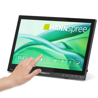 Hannspree Monitor HT165HPB 15.6 1920 X 1080 Pixels Full HD LCD Screen Touchscreen Black — image 1