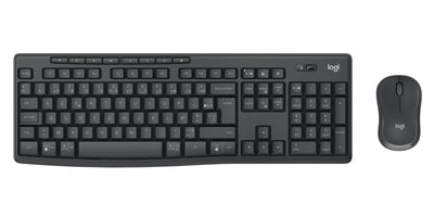 Logitech Keyboard French + Mouse MK370 Combo For Business RF Wireless + Bluetooth Azerty Graphite — image 1