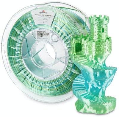 Spectrum Filament · Silk Pla Rainbow · Ocean Melange · 1.75MM · 1KG — image 1