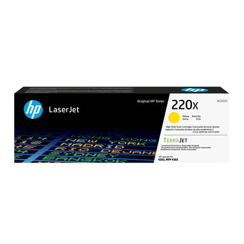 HP Genuine Toner 220X Yellow W2202X — image 1