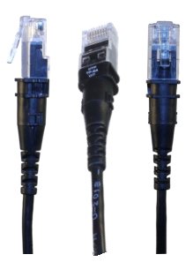 Patchsee Thinpatch Network Cable Black 9,7M CAT.6A F/UTP (FTP)