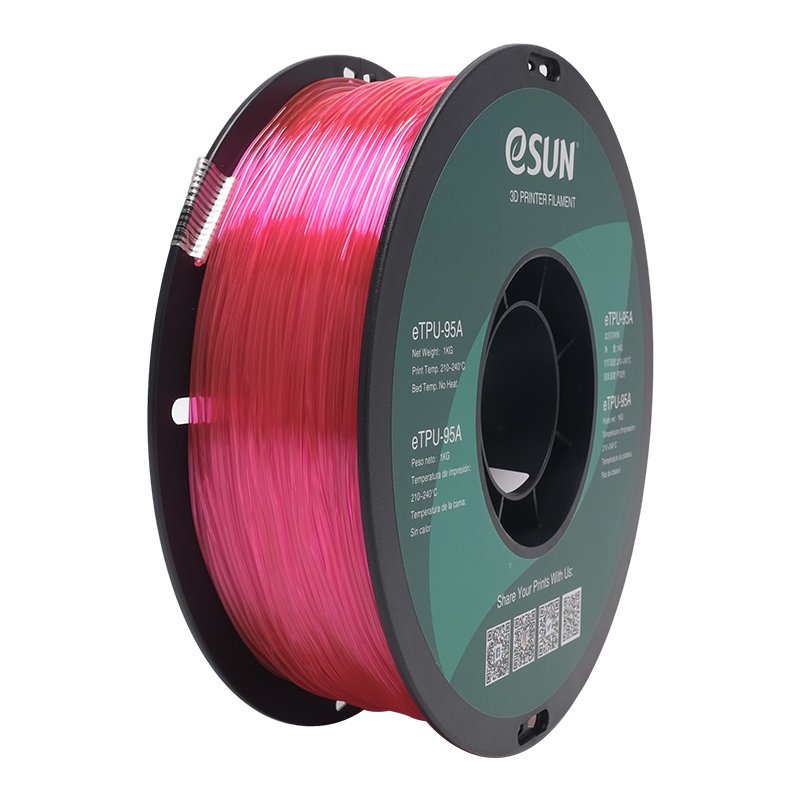 ETPU-95A 1,75MM Transparent Pink 1KG