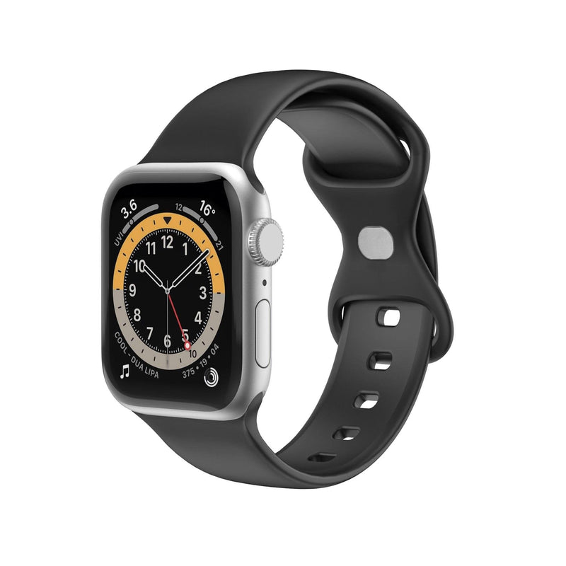 Strap Apple Watch 42/44/45 Sili Bk