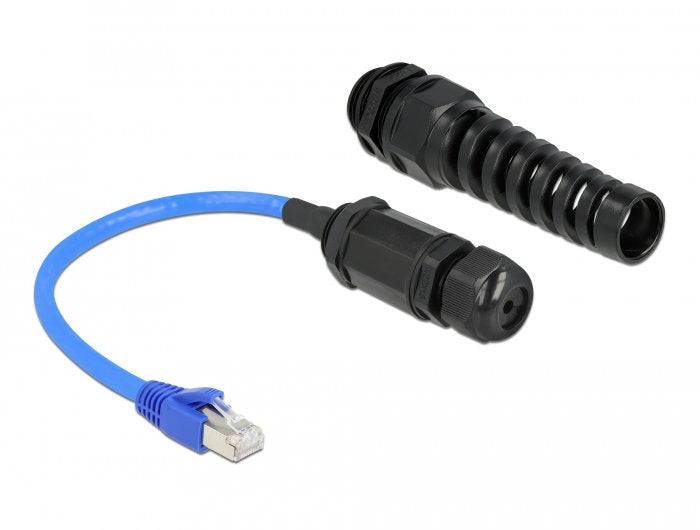 Delock Cable RJ45 Connector Male a RJ45 Connector Female CAT.6 Waterproof With Prensaestopas And Protector Ant