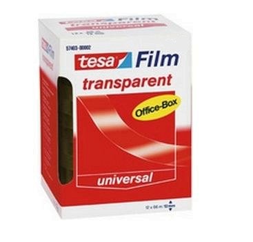 Tesa Film Tape Adhesiva Officebox Transparent 66MX19MM -pack 8U- — image 1