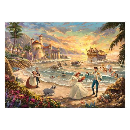 Schmidt Spiele Puzzle Thomas Kinkade Studios: Disney Dreams Collection - Sirenita Celebración Amor, Rompecabez — image 1