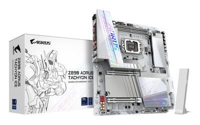 Gigabyte Motherboard Z890 Aorus Tachyon Ice Z890,S1851,EATX, DDR5 Z890 a Tachyon Ice — image 1