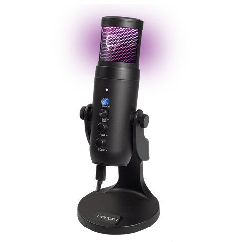 Venom Micrófono Transmisión Cardioide USB Con Grille Mesh Con Luz LED (PS5 / PS4 / PC)