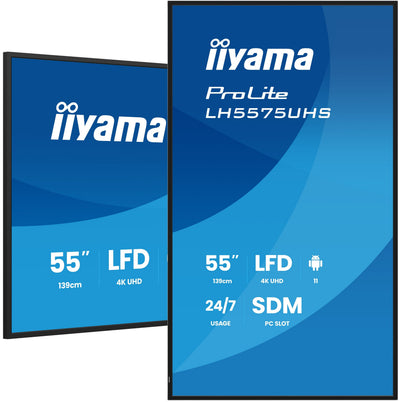 Iiyama LH5575UHS-B2AG Screen Señalización Screen Plana Señalización Digital 138,7CM (54.6) LCD Wi-Fi 500 Cd M² — image 1