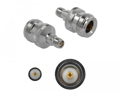 Delock Adapter N Connector Female a Rp-sma Connector Female 10GHZ — image 1