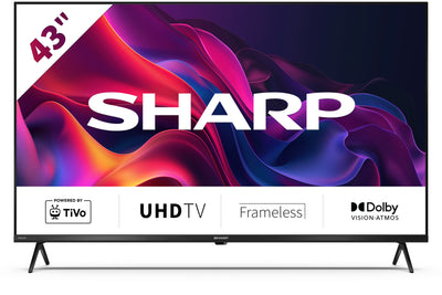 Sharp TV 4343GK4245E Tivo TV, 4K Ultra Hd, Smart TV, Active Motion 400, Black — image 1