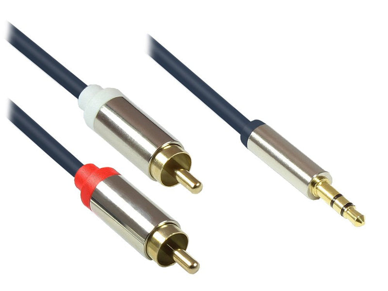 Good Connections Cable Audio 3-POL. 3.5MM-ST.-2XRCA St. 2M