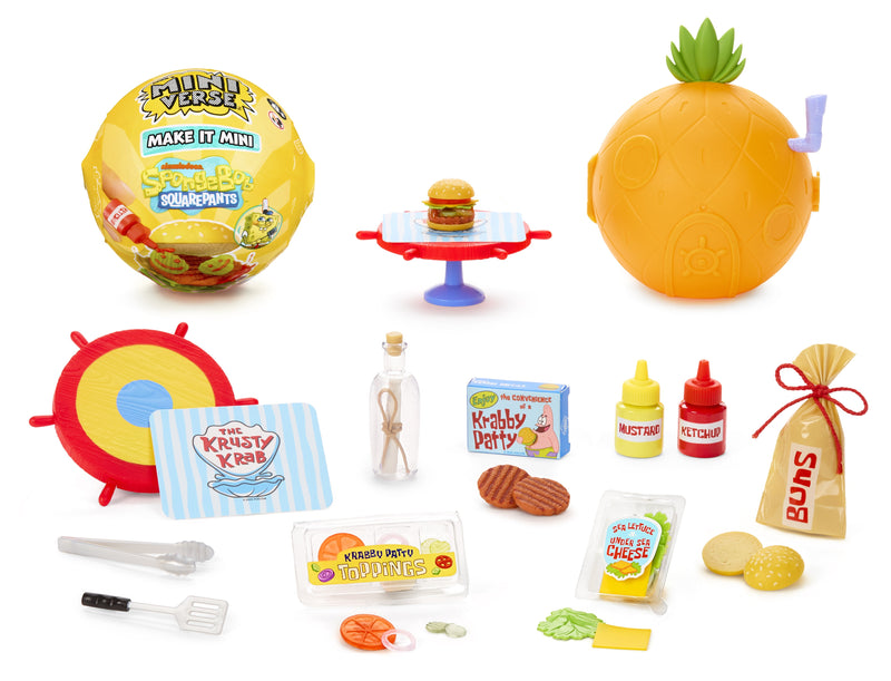 Mga Entertainment Miniverso Mga: Hazlo Mini Bob Esponja And Elabora Artículos Variados 599296-EUC