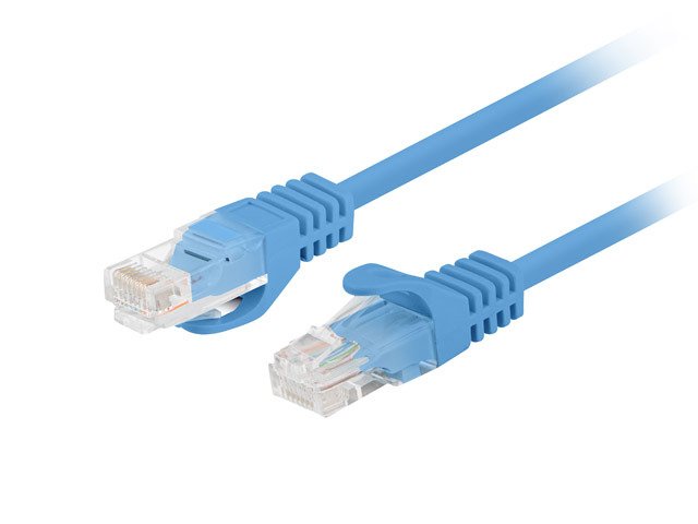 Lanberg Network Cable CAT.6 UTP 2M Blue 10-PACK