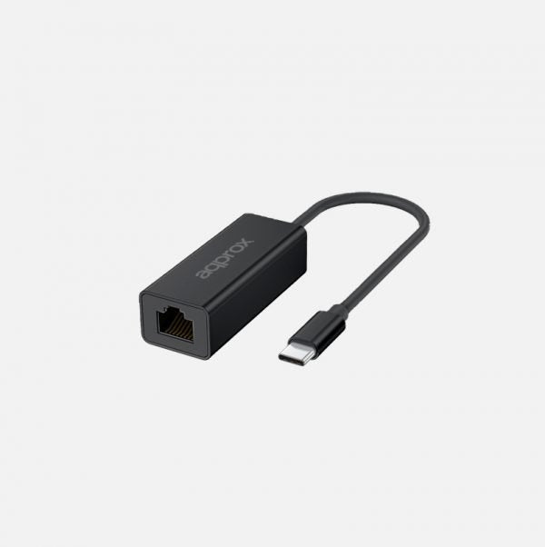 Approx Adapter USB-C a RJ-45 - Transferencia Fast Up To 2.5Gbps - Cable 17CM