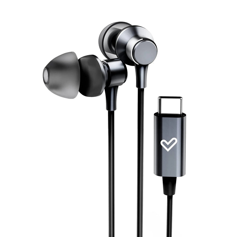 Energy Sistem Headphone Intrauditivo Metallized USB-C Control Remote Aluminium Graphite With Mic