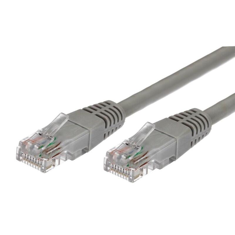 Cable Latiguillo Cobre KAT.5E RJ45 UTP 2M. Grey