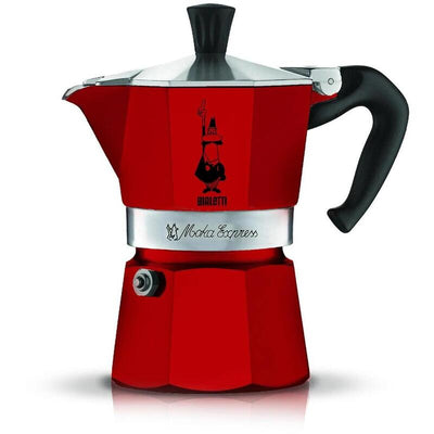 Bialetti Coffee Machine 3 Cups Moka Express 5466 Red — image 1