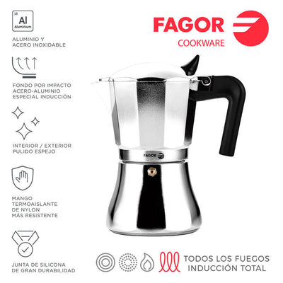 Fagor Coffee Machine Cupy 12 Cups Aluminium 3004 — image 1
