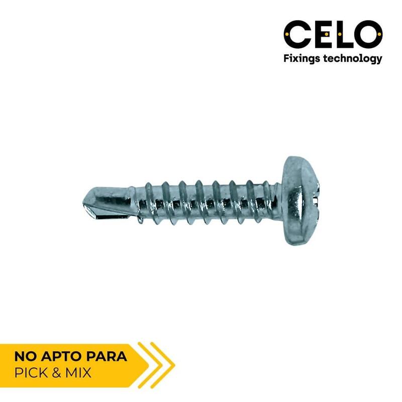 Celo Caja 250 Unid. Punta Taladro Broca Alomada (rosca Chapa) Philips Din/Ref 7504N Ø4,2X38MM Zincado