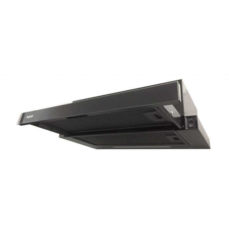 Maan Campana Extractora Corona 2G 60 Black