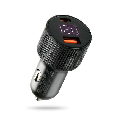 Charger Car CC-50Q QC3.0 75W 1x USB + 1x USB-C Pd Black — image 1