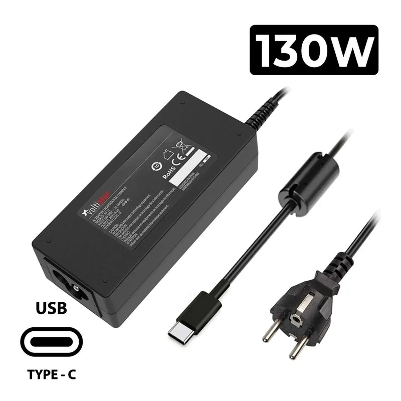 Charger Laptop Dell 5-20V 6.5A 130W USB-C