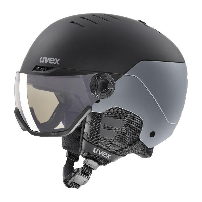 Uvex Helmet Esquí Wanted Visor Pro V Black Matt