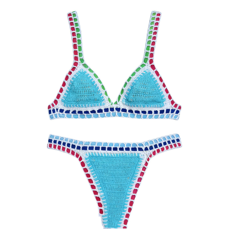 Cotton Hand-crocheted Bikini Set Sexy