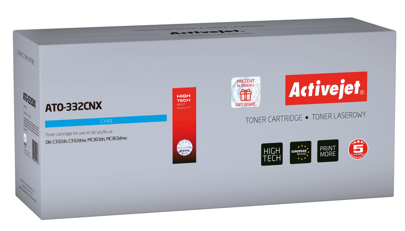 Activejet ATO-332CNX (reemplazo Oki 46508711 Supreme 3500 Páginas Blue