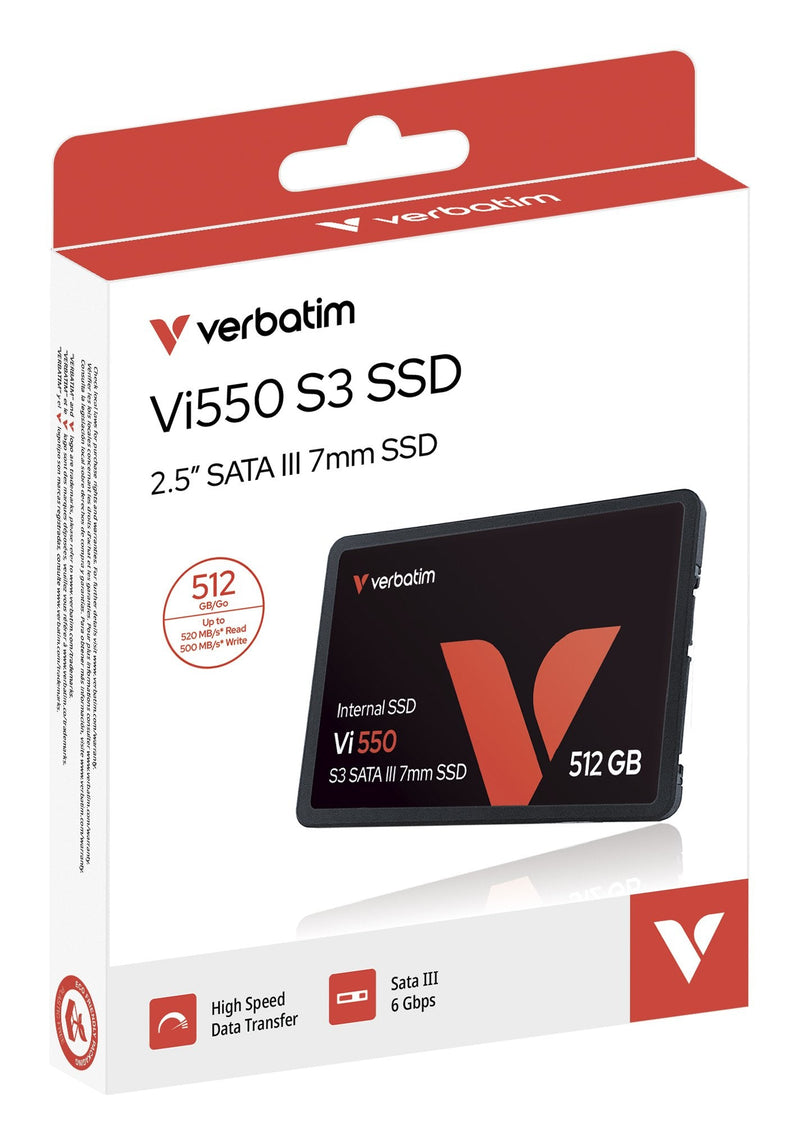 Verbatim Drive SSD 512GB 2.5 VI550 S3 SATA 3
