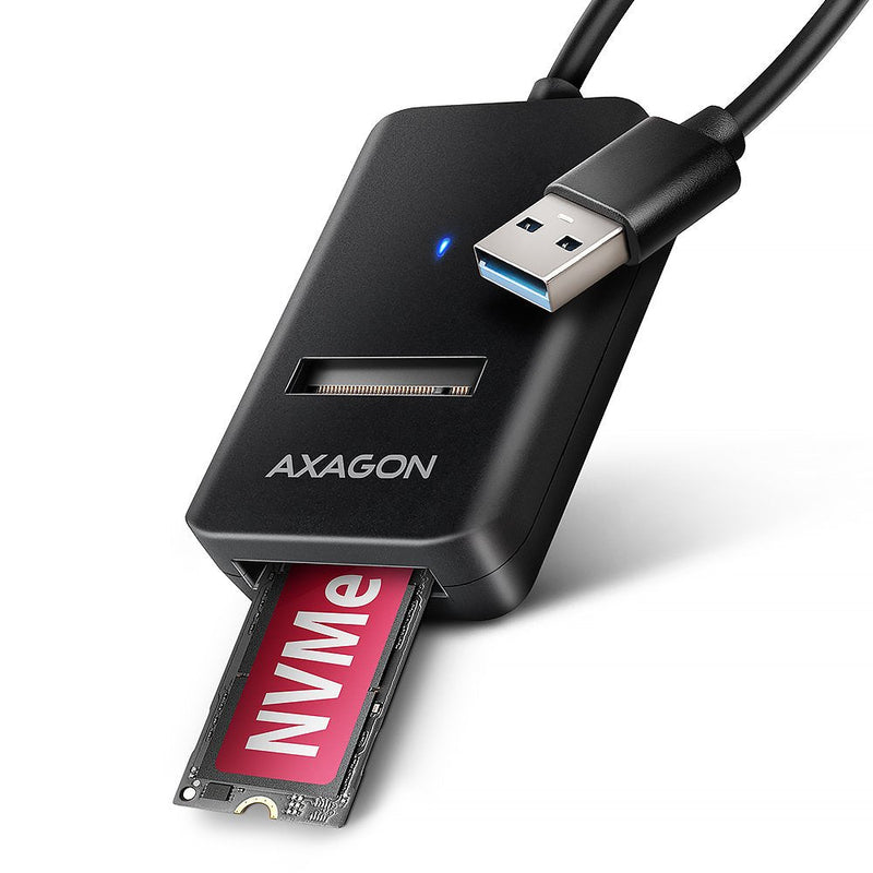ADM2-AM Adapter USB 3.2 Gen 2M.2 NVMe/SATA SSD 10Gbps 10CM USB-A Cable