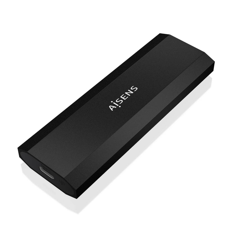 Aisens External Enclosure Drive SSD M.2 Ngff USB 3.2 Without Screws Black ASM2-028B