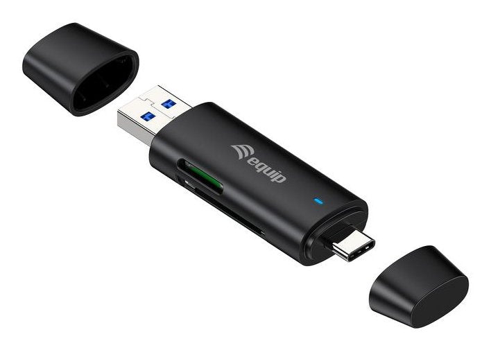 Equip 245462 Reader Card USB 3.2 Gen 1 (3.1 Gen 1) Type-a/Type-c Black
