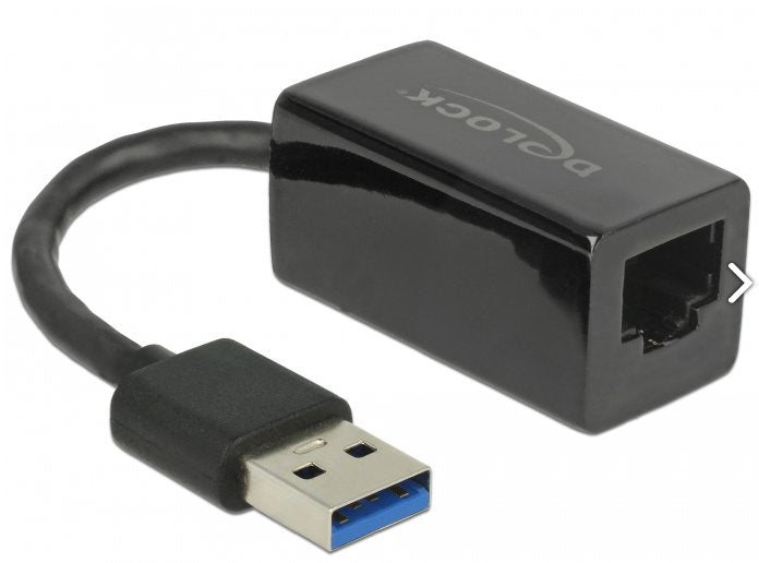 Delock Adapter USB 3.0 Typ-a 1 X Gigabit LAN RJ45 Black